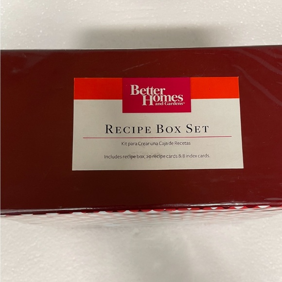 Home & Garden Kitchen Better Homes Gardens Recipe Box Set With